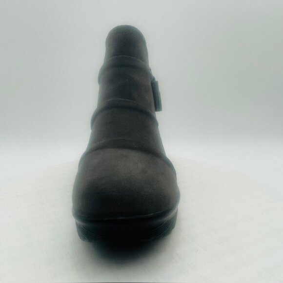 Skechers Gray Side Zip Suede Women's Ankle Boots - Size 9 - Picture 11 of 16